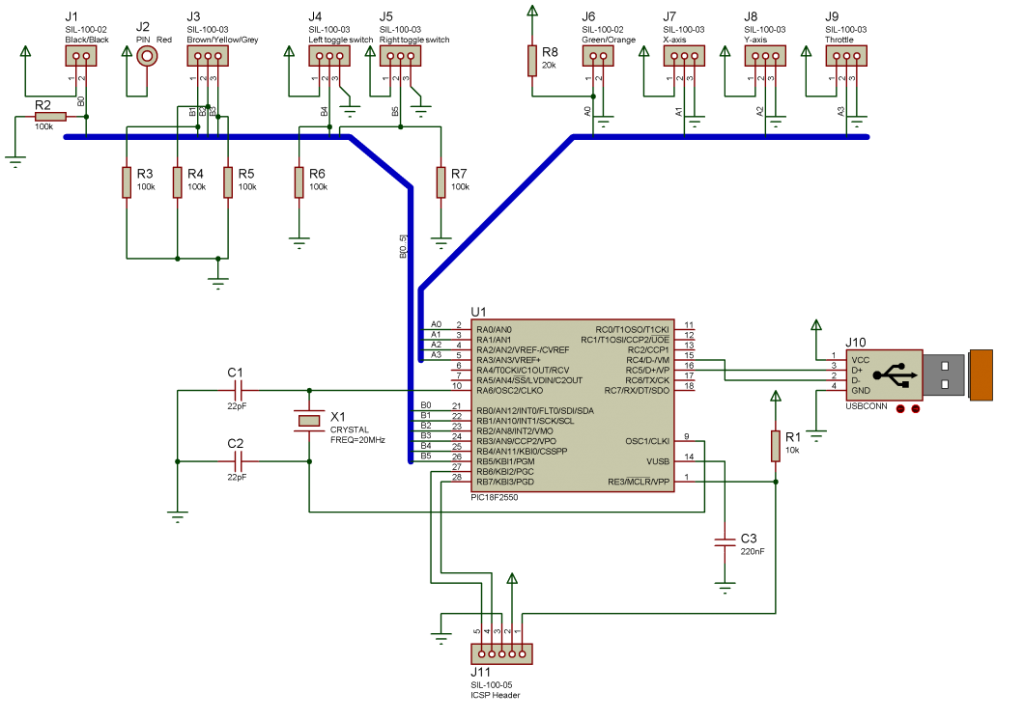 Usb Joystick - Helmpcb